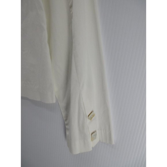 Catherine Stewart Shirt Small Button Up Beaded Floral Career Preppy* - Picture 10 of 13